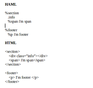 haml html3